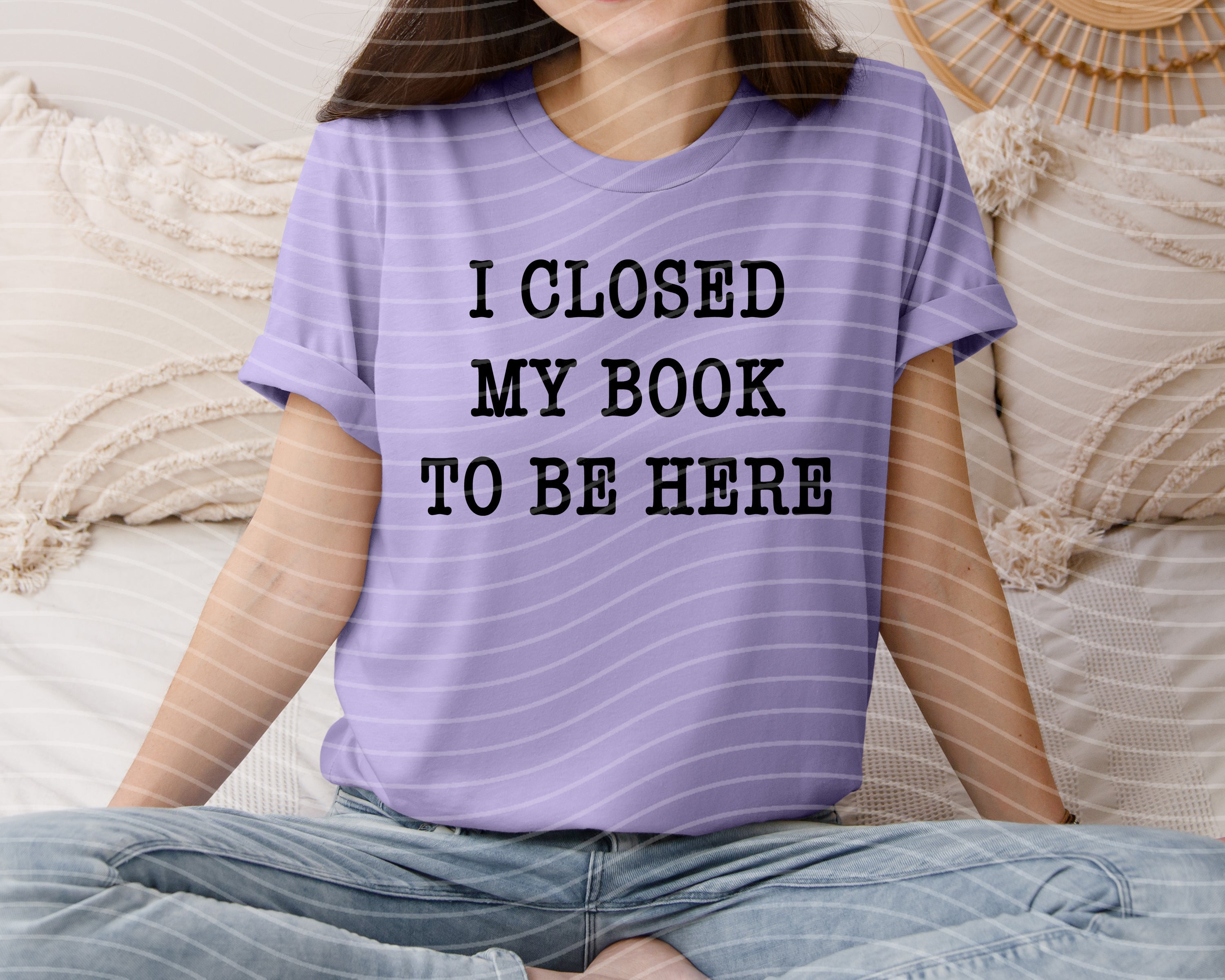I Closed My Book to Be Here Graphic Tee