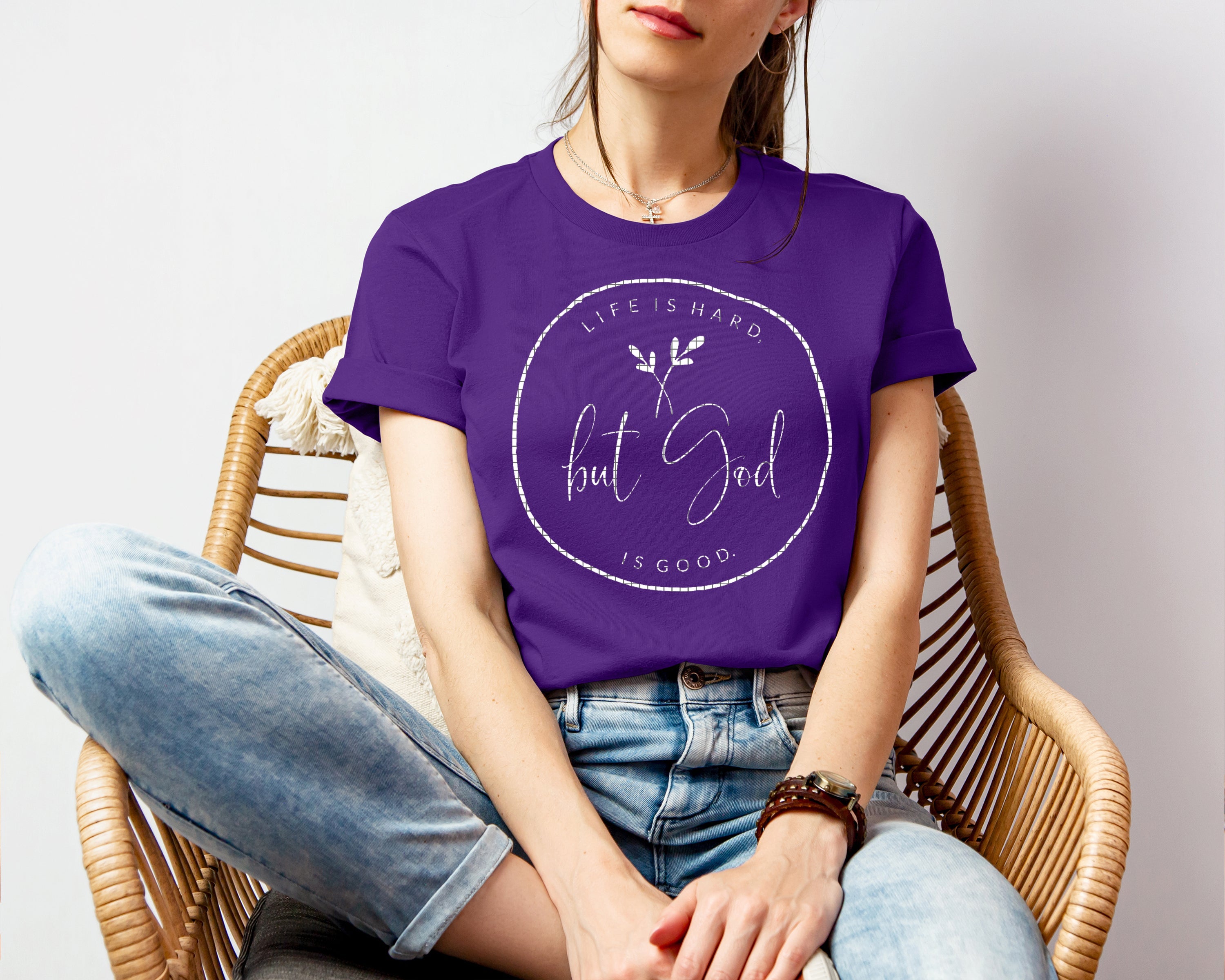 Life is Hard But God is Good Graphic Tee
