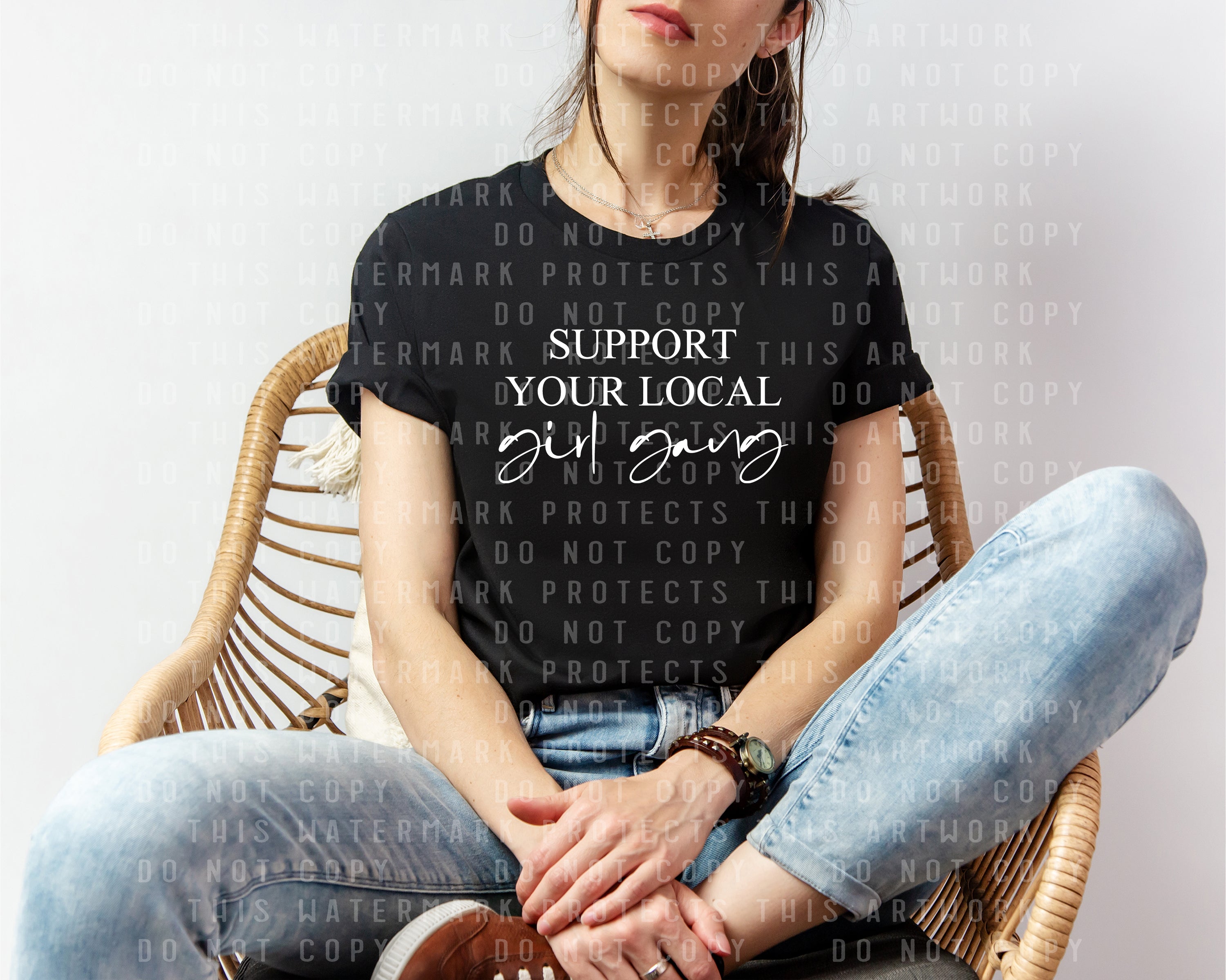 Support Your Local Girl Gang Graphic Tee