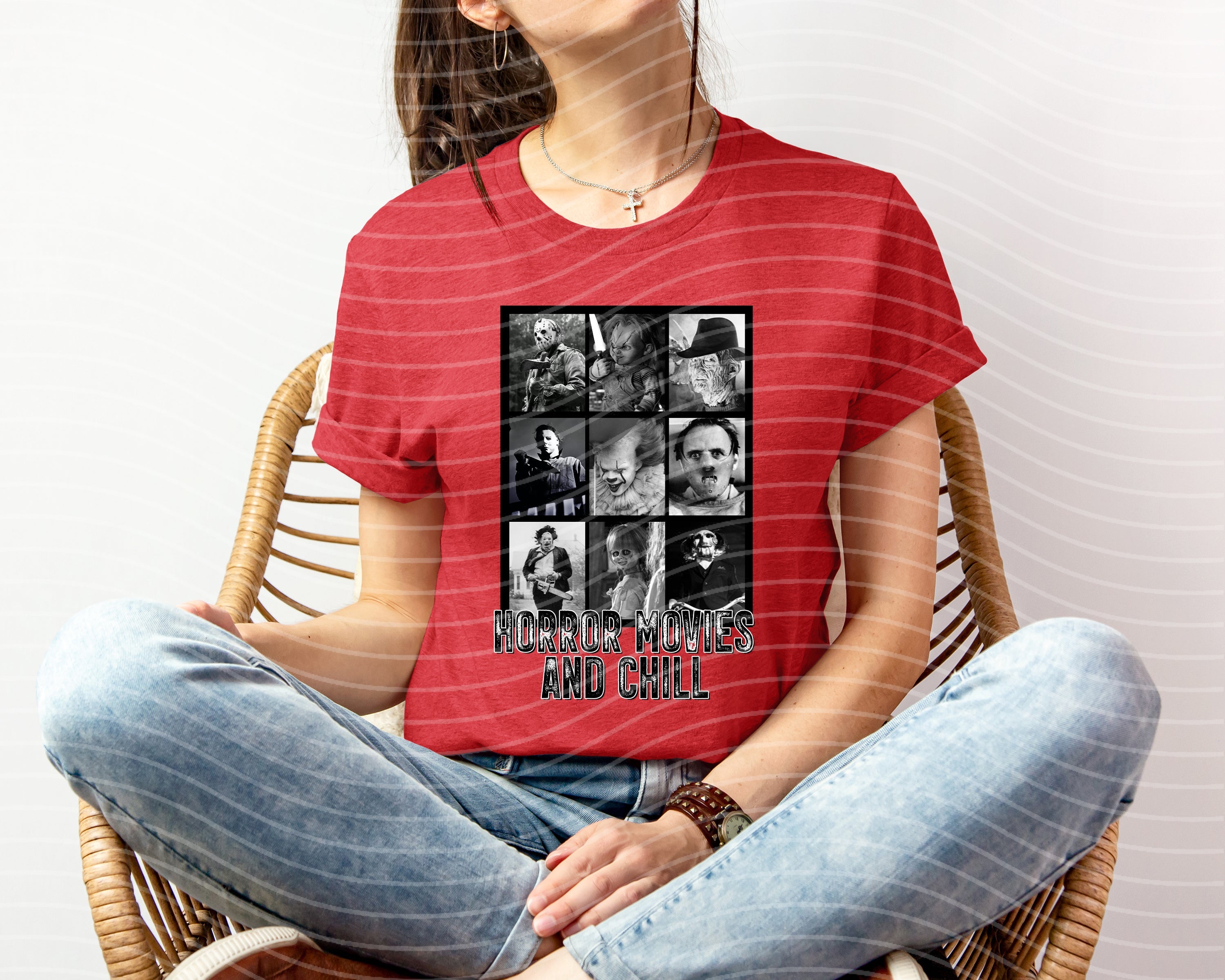 Horror Movies and Chill Graphic Tee