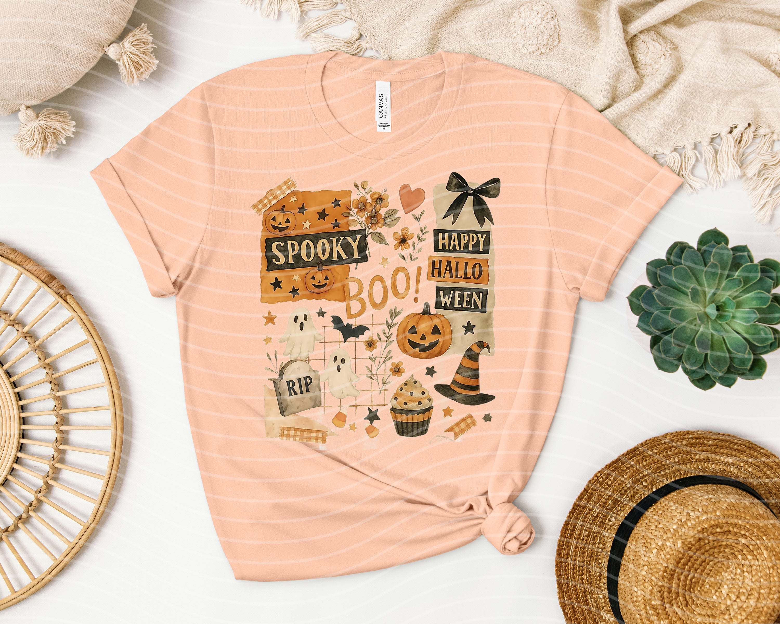 Halloween Collage Graphic Tee