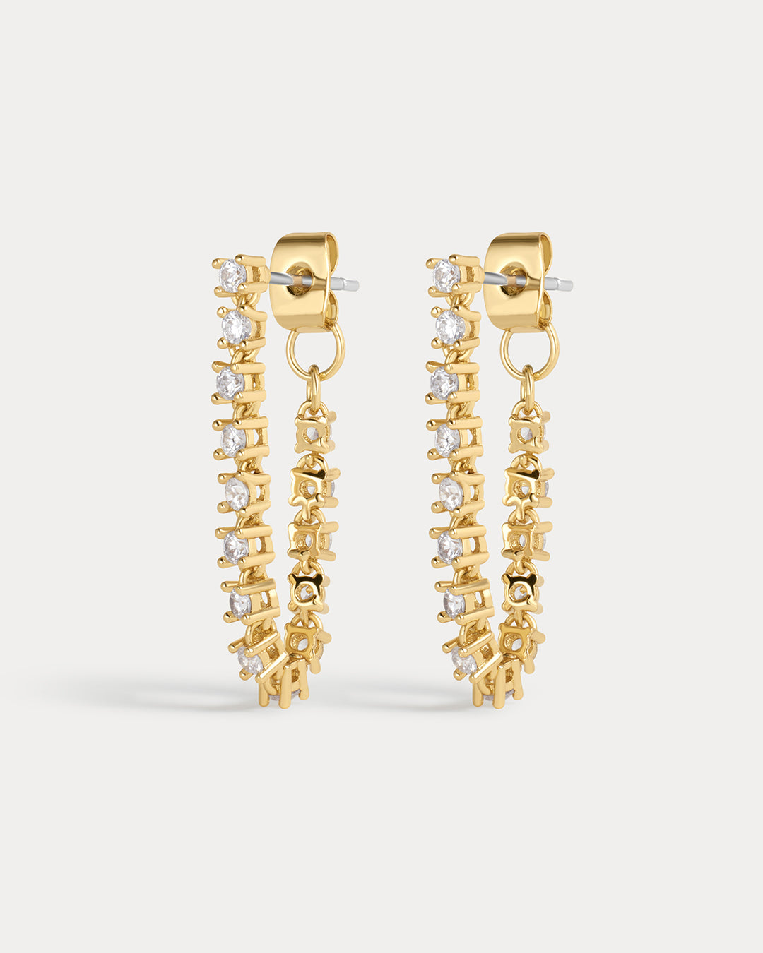 Ballier Chain Studs- Gold (Ships Late July)