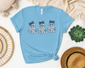 Blue Floral Ghosts Graphic Tee