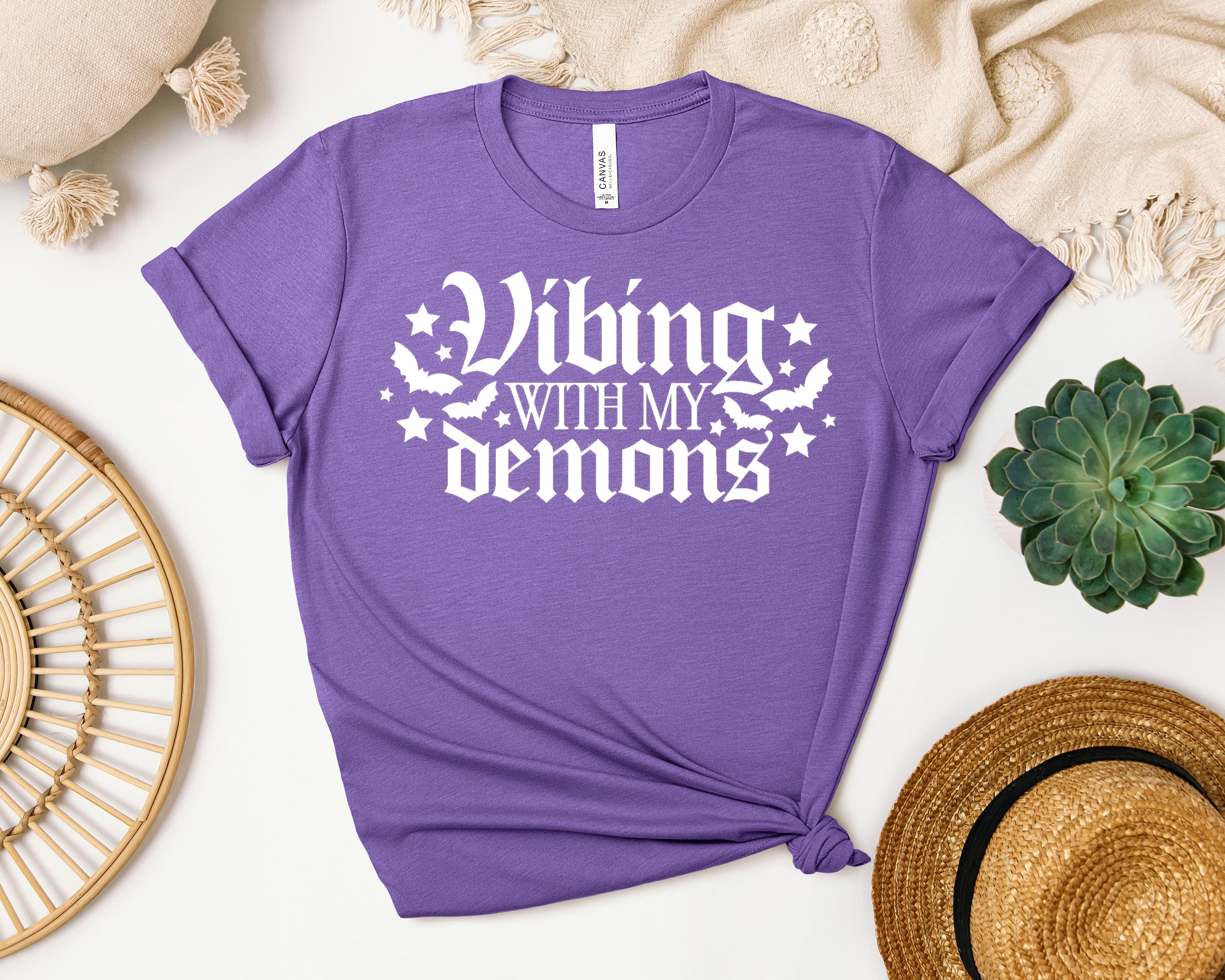 Vibing with My Demons Graphic Tee