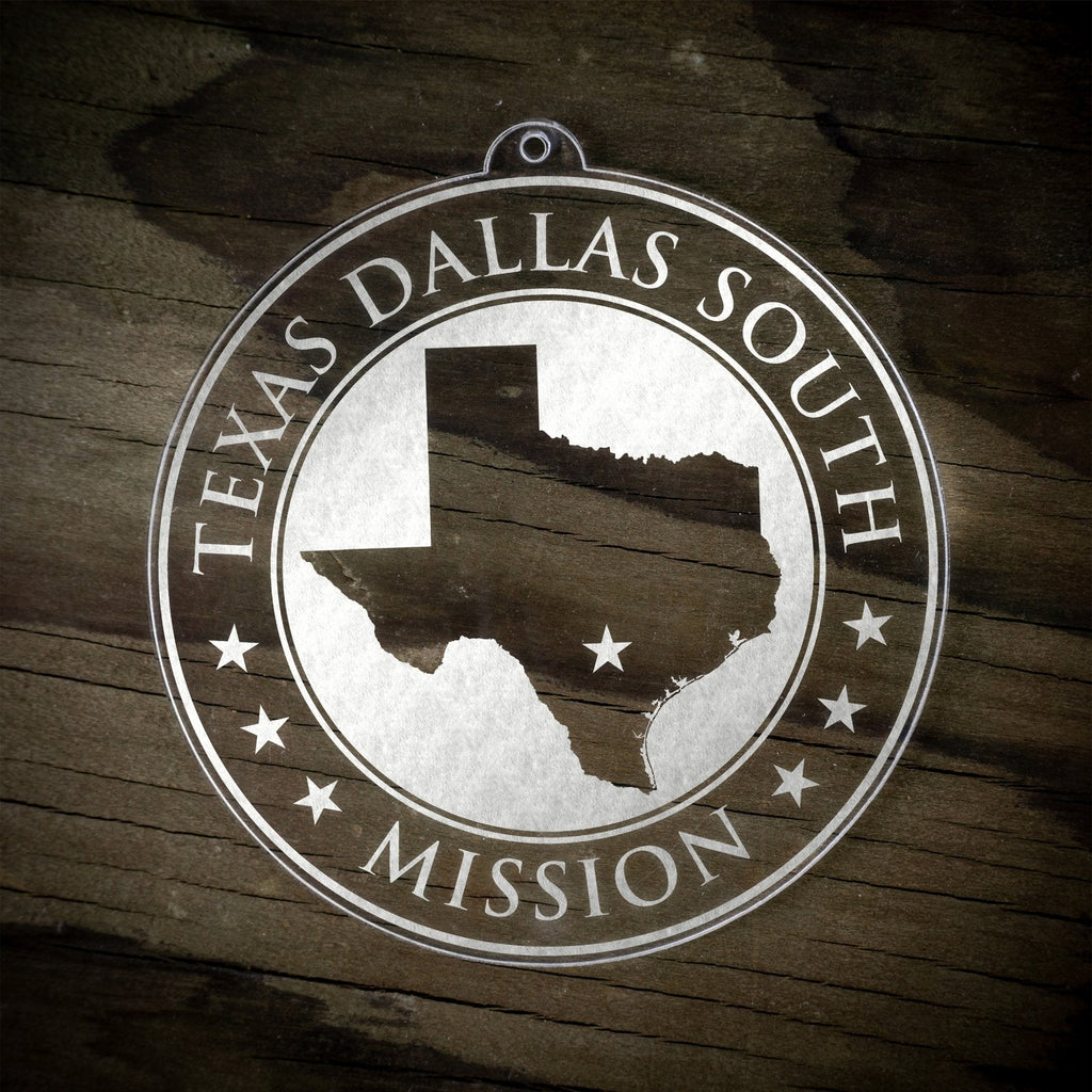 Texas Dallas South Mission Christmas Ornament