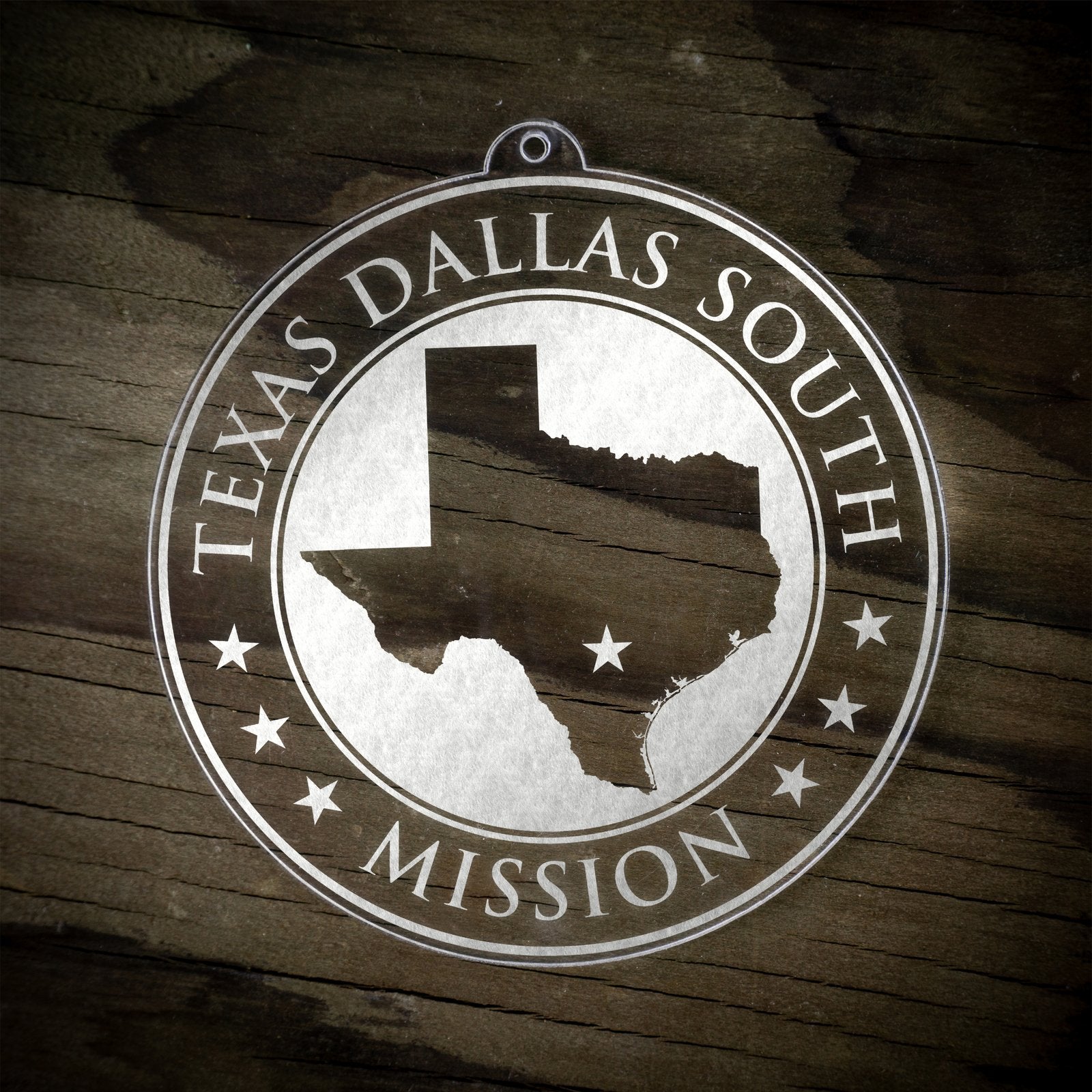 Texas Dallas South Mission Christmas Ornament