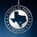 Texas El Paso Mission Christmas Ornament