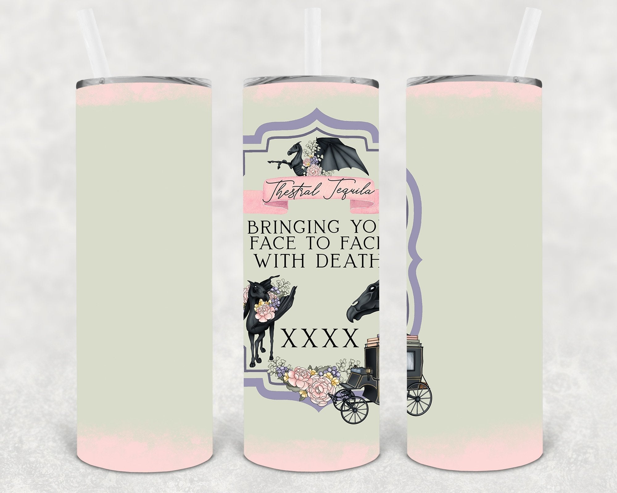 Thestral Tequila 20 oz Skinny Tumbler