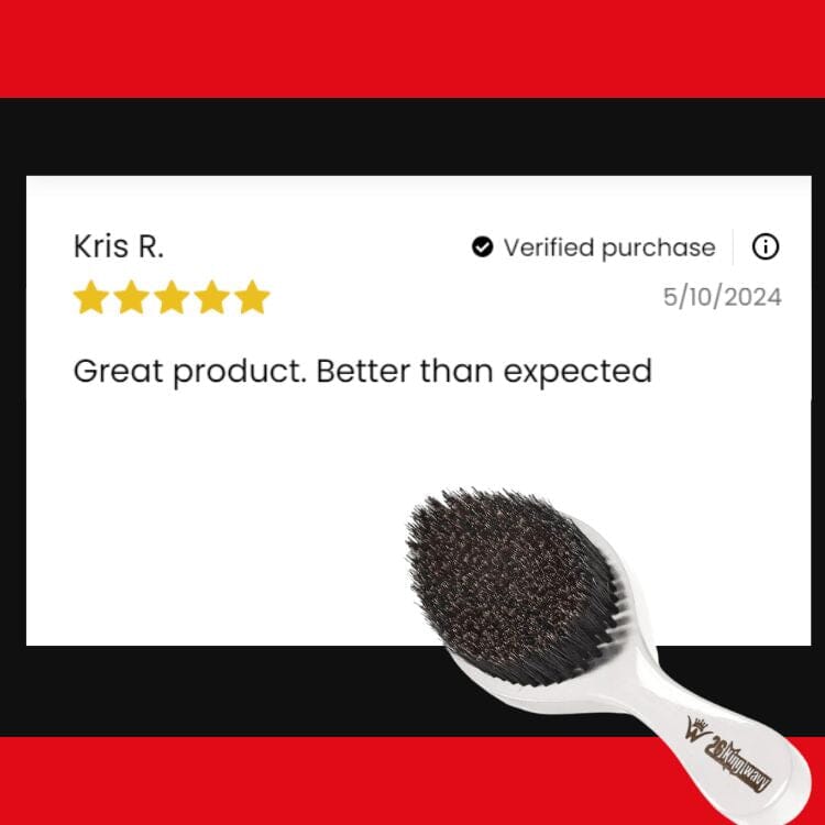 360 Wave Long Handle Curved Brush Premium Quality [All Variants]