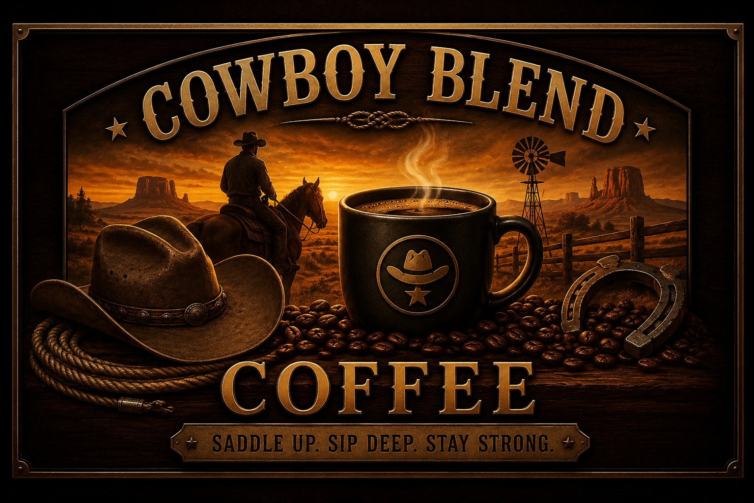 Cowboy Blend-Medium Dark Roast