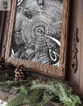 Utah Knotted Pine, Cropped, Limited Edition 11x14 inches. Hand pressed and signed.