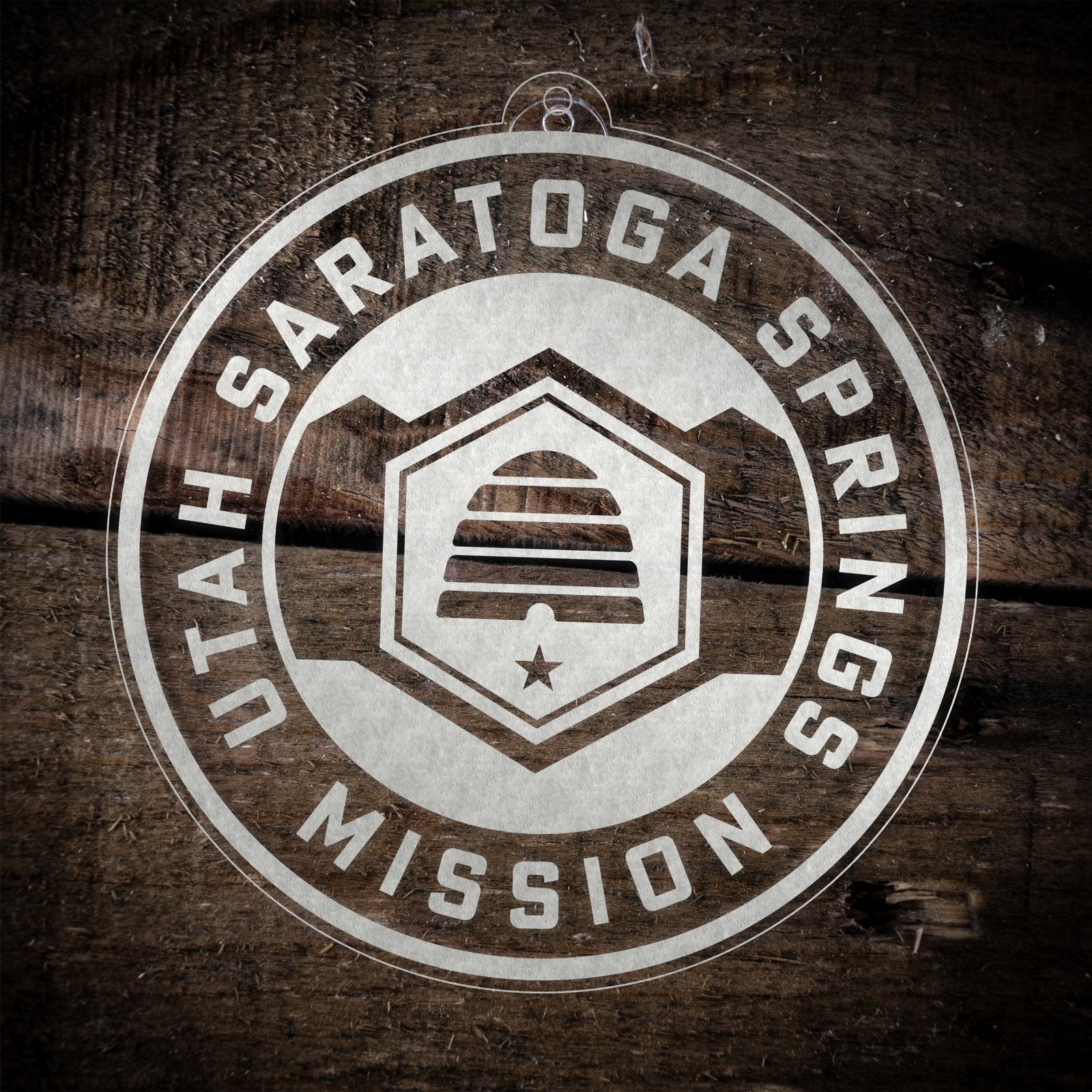 Utah Saratoga Springs Mission Christmas Ornament