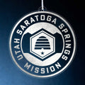 Utah Saratoga Springs Mission Christmas Ornament