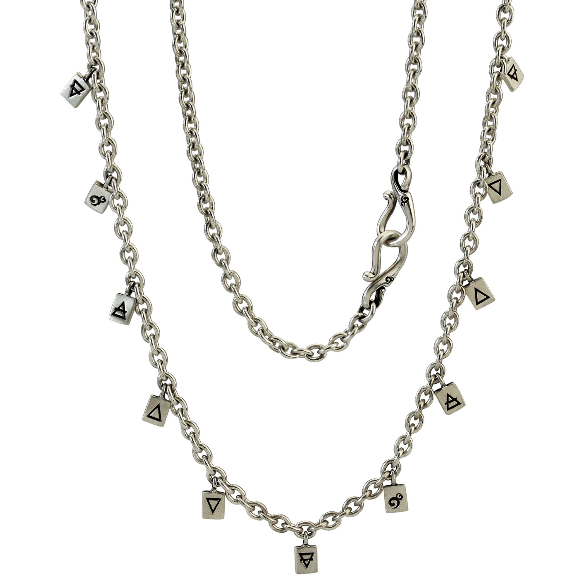 OHM Prayer Flag Necklace