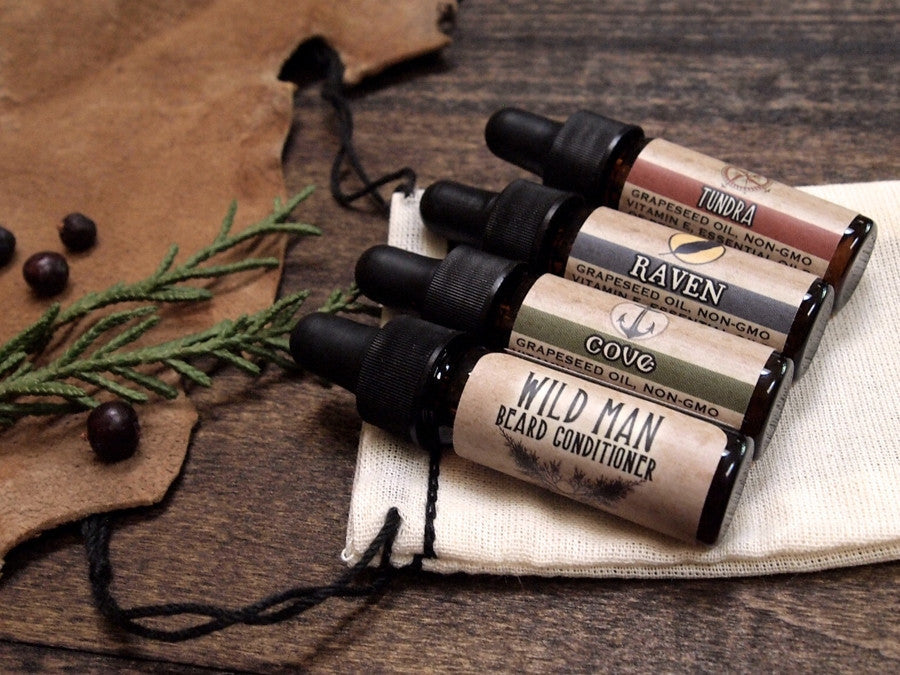 Wild Man Beard Oil Conditioner - Trial Size Sampler Pack