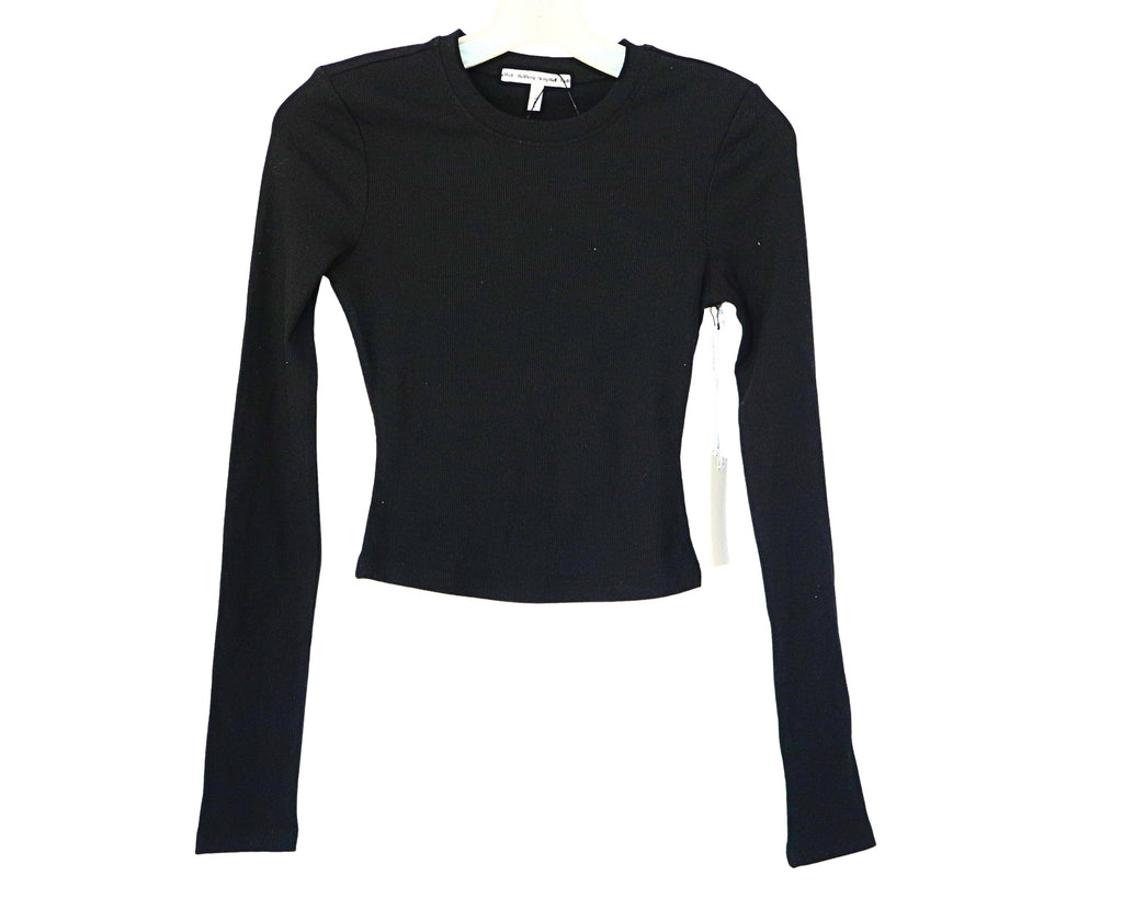 Leon Long Sleeve Top - Black - XS