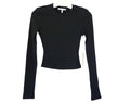 Leon Long Sleeve Top - Black - XS