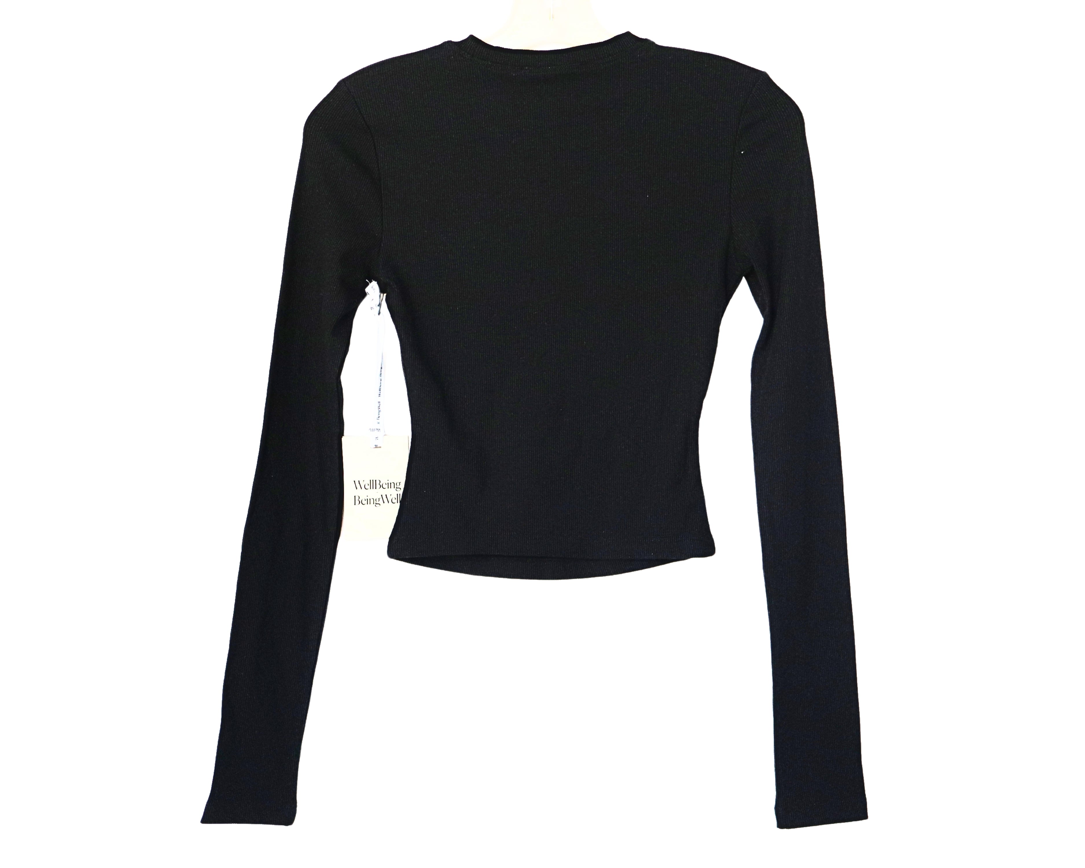 Leon Long Sleeve Top - Black - XS