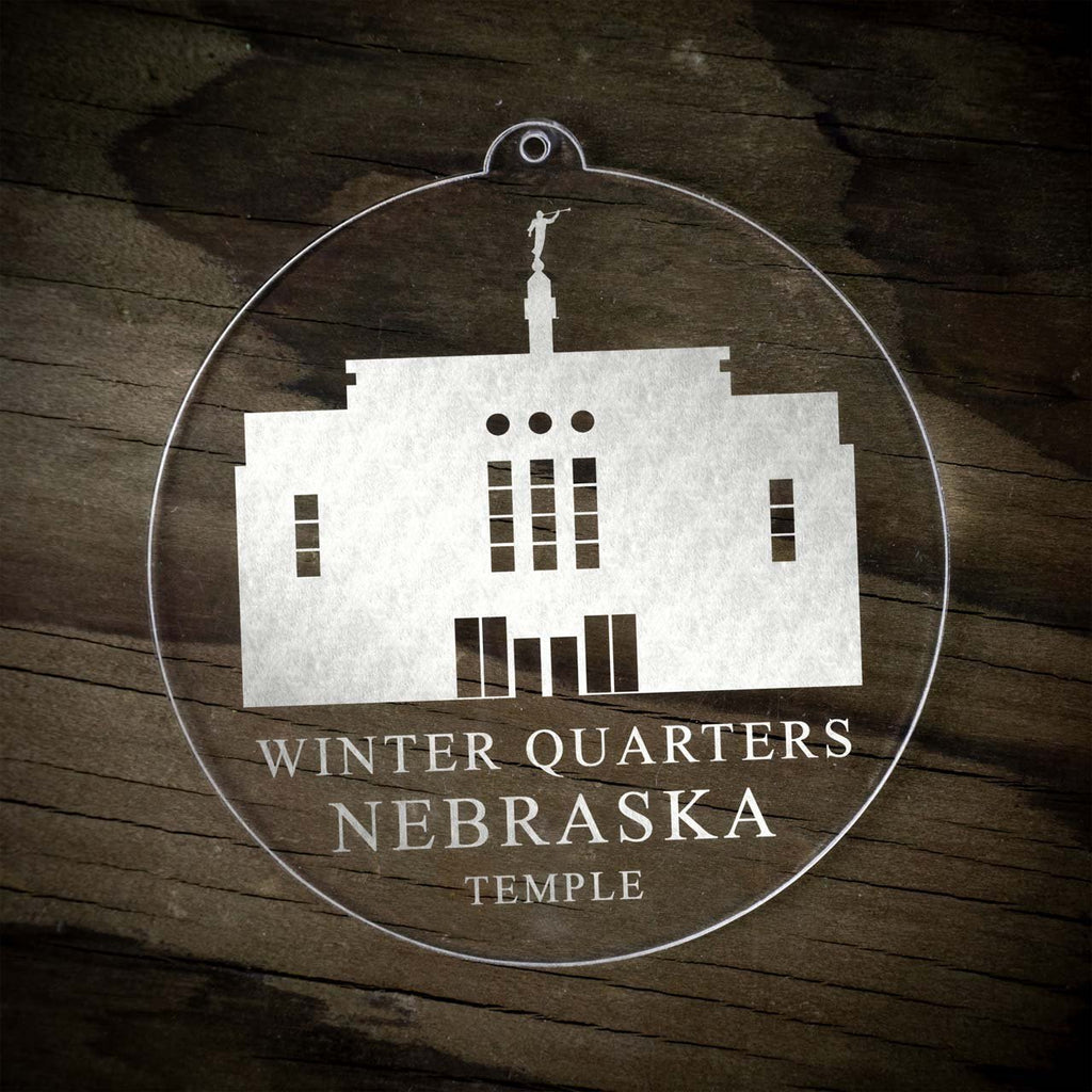 Winter Quarters Nebraska Temple Christmas Ornament