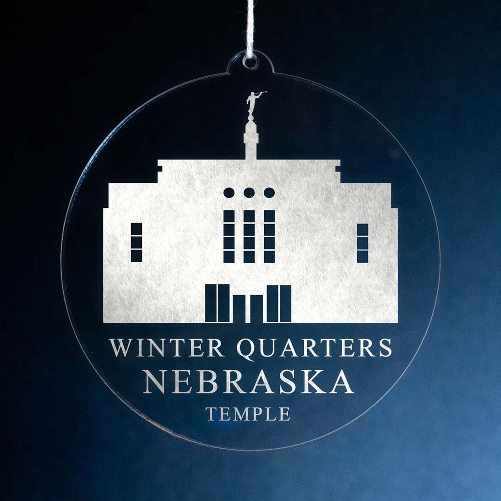Winter Quarters Nebraska Temple Christmas Ornament