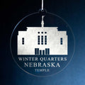 Winter Quarters Nebraska Temple Christmas Ornament