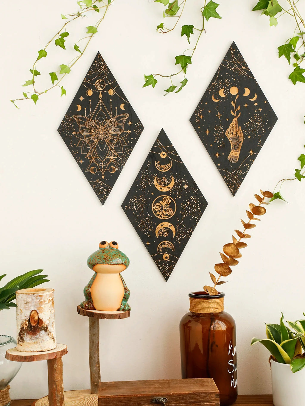 Moon Phase Wall Plaques