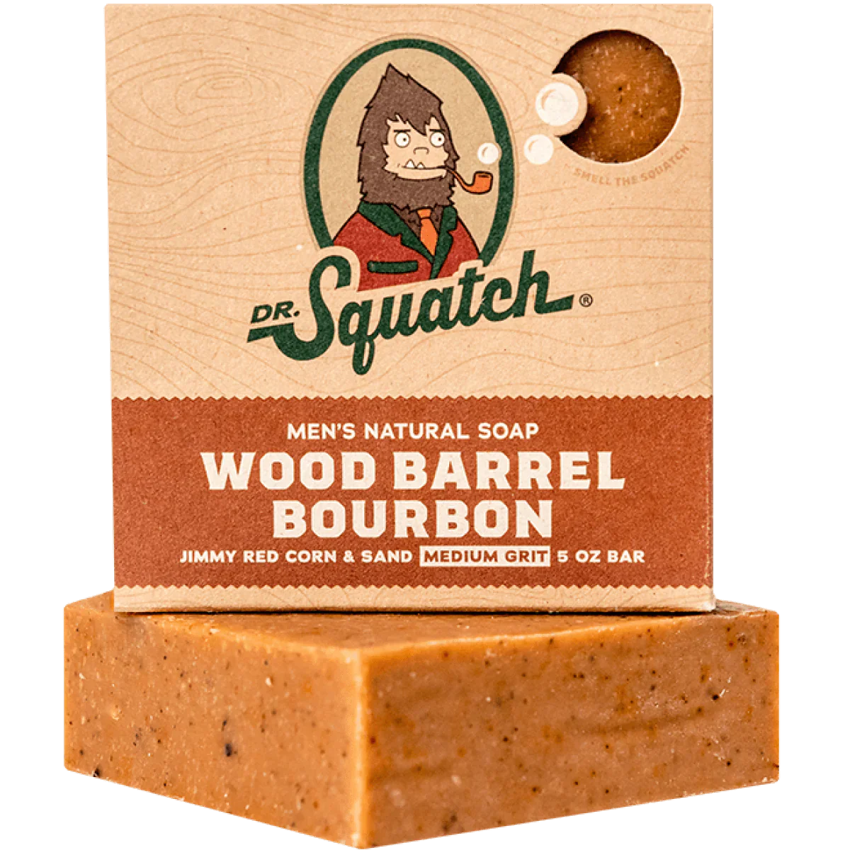 Dr Squatch - Wood Barrel Bourbon Bar Soap