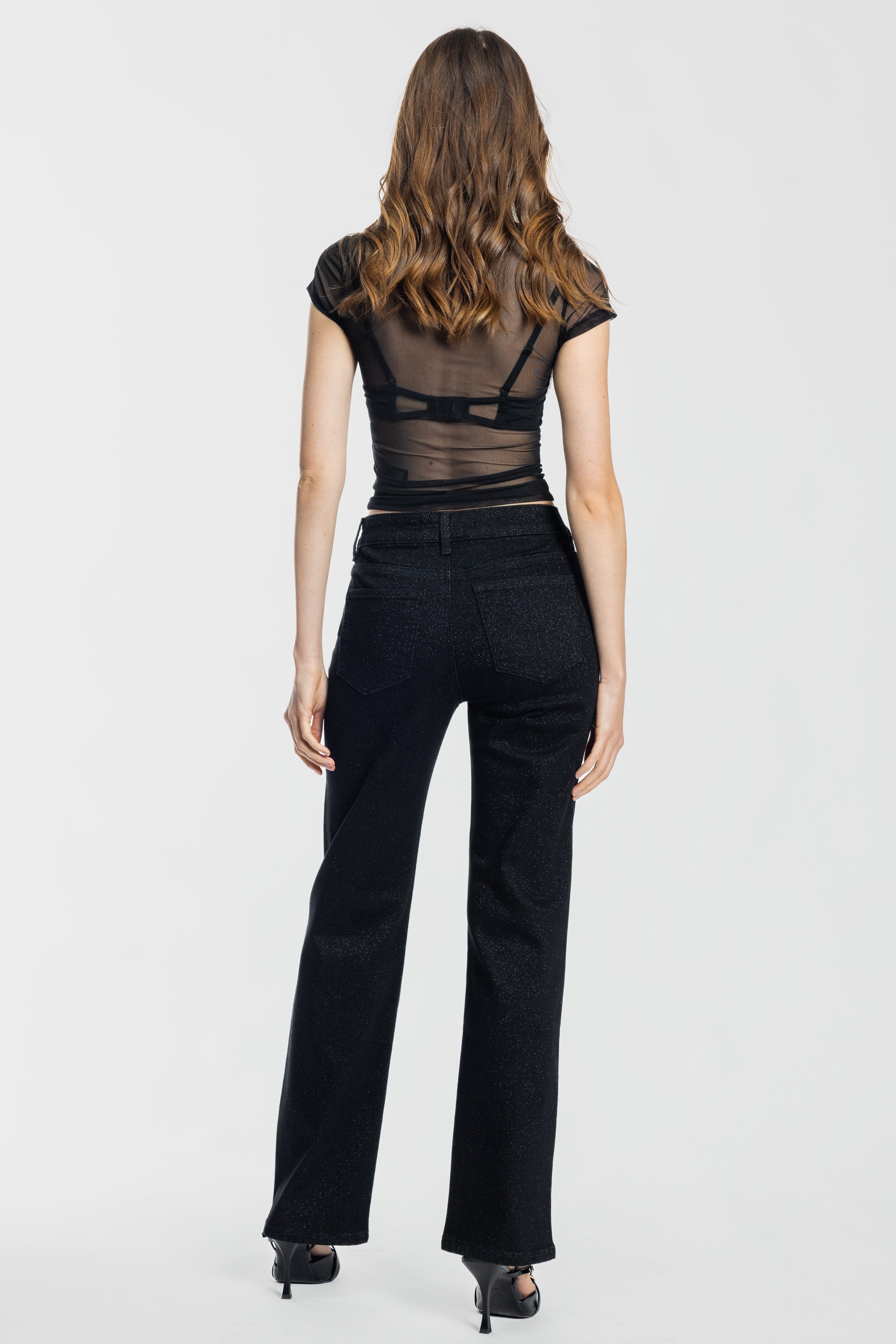High Rise Relaxed Straight Jeans