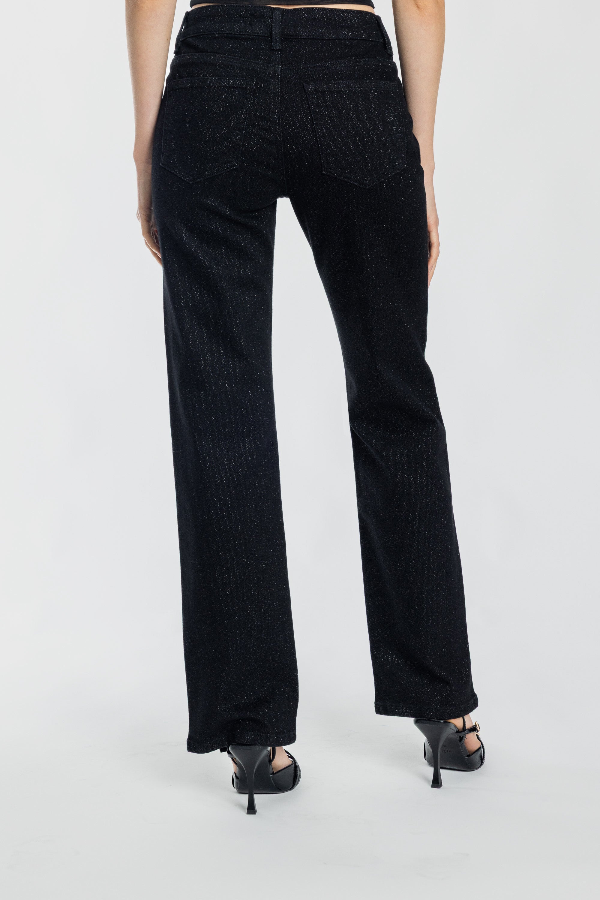 High Rise Relaxed Straight Jeans