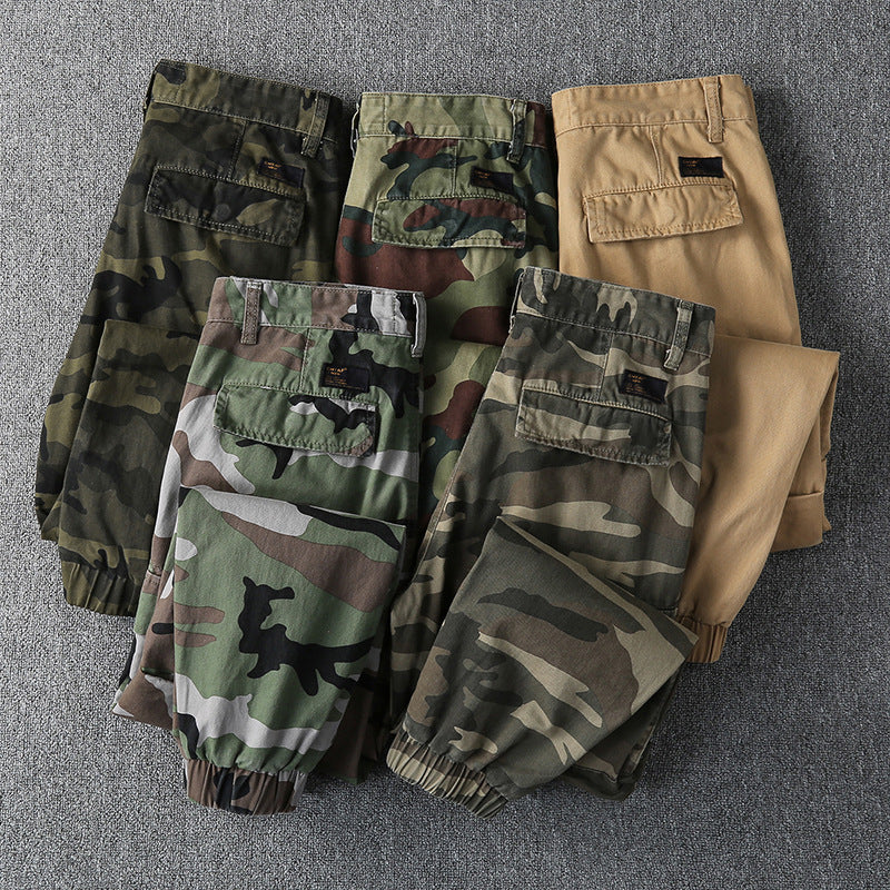 Men's Loose Sports Hard-wearing Camouflage Cargo Pants