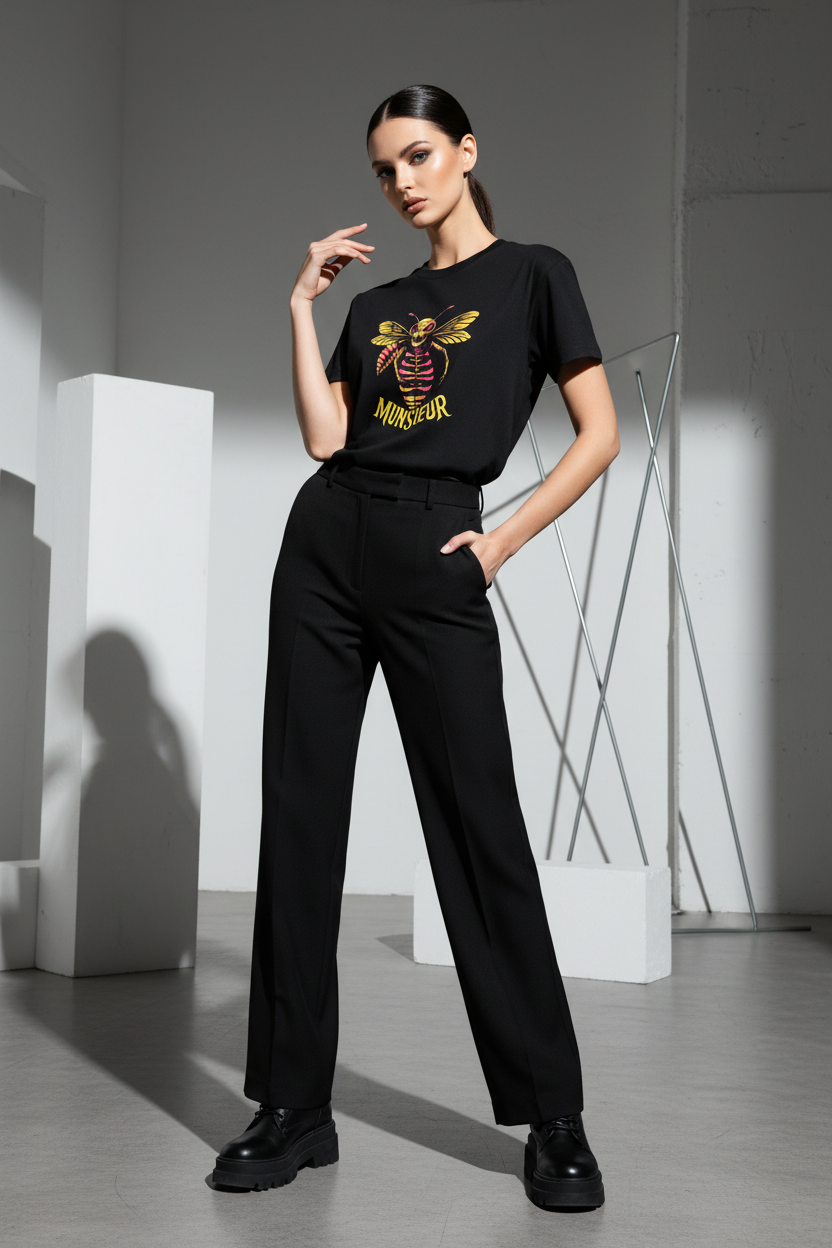 Women's Timeless Style with Munsieur Premium Women's T-Shirts