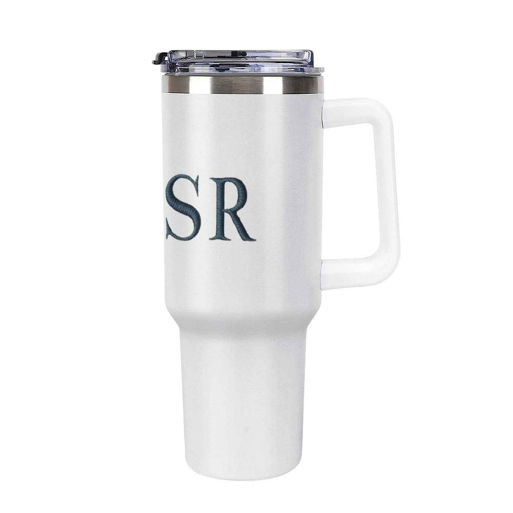 40oz Insulated Tumbler with Handle and Straw Munsieur Brand Accessories