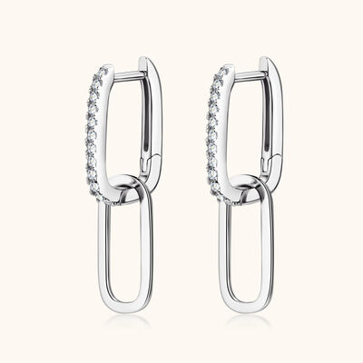 925 Sterling Silver Moissanite Earrings