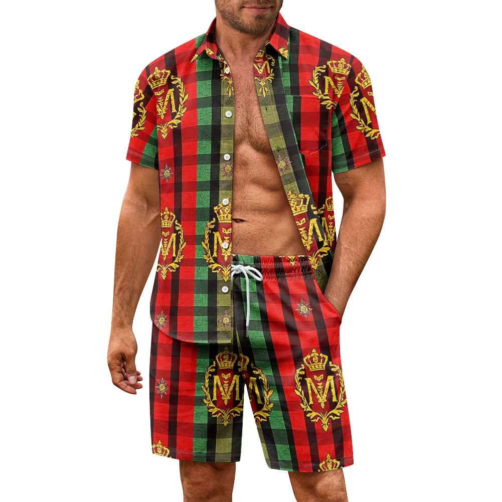 Men's Summer Shorts Set - Two Piece Casual Outfit for Men