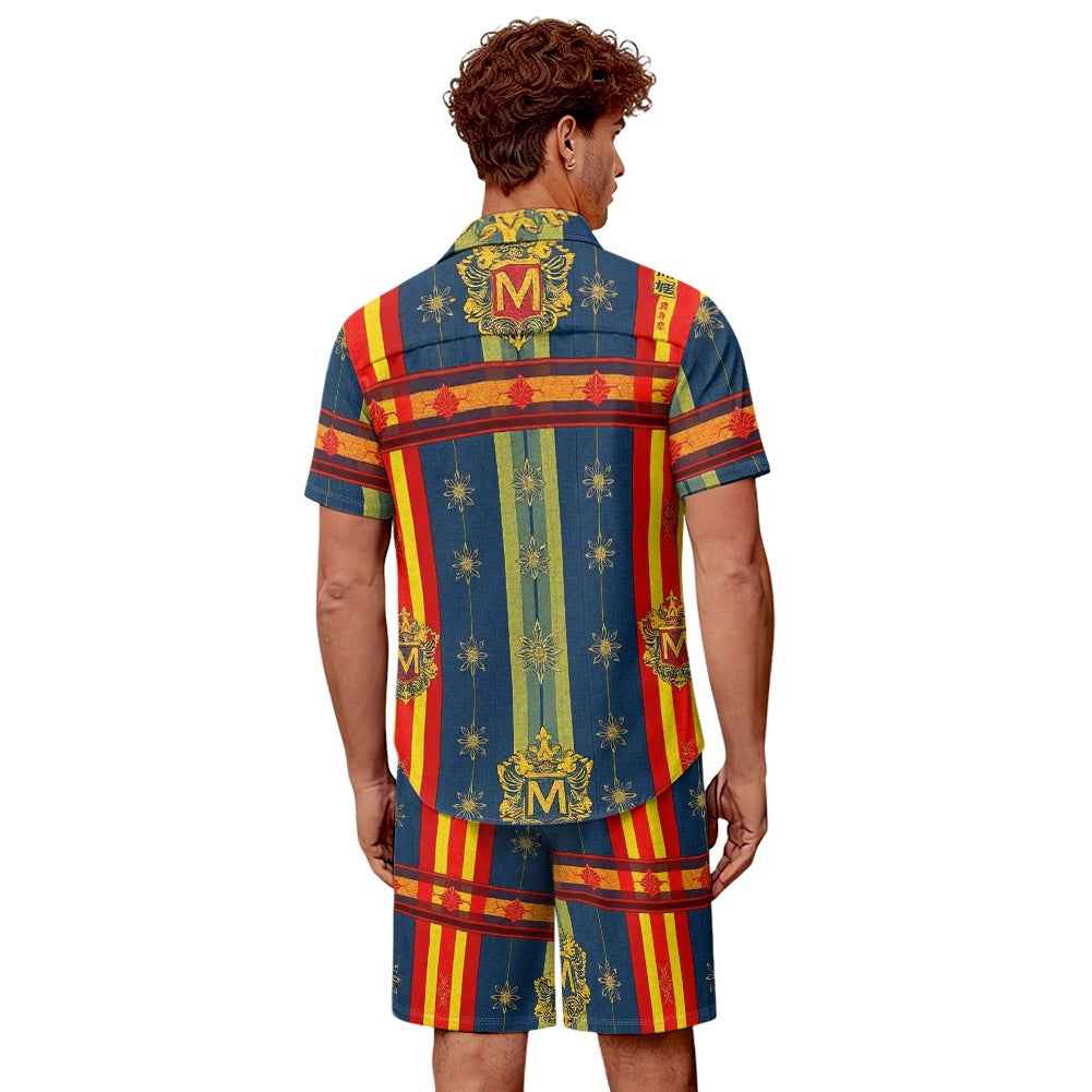 Men's Matching Shorts Set - Two Piece Casual Summer Outfit