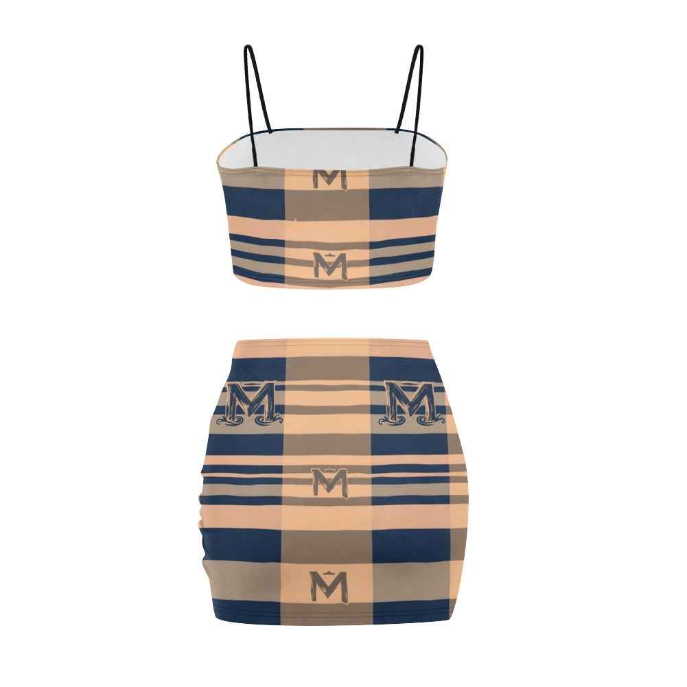 Women's Matching Skirt Set - Two Piece Dress Outfit for Office