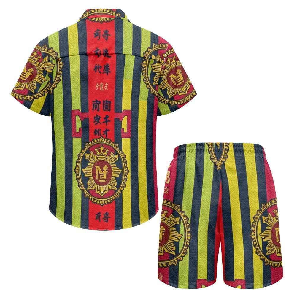 Men's Casual Shorts Set - Two Piece Matching Summer Outfit