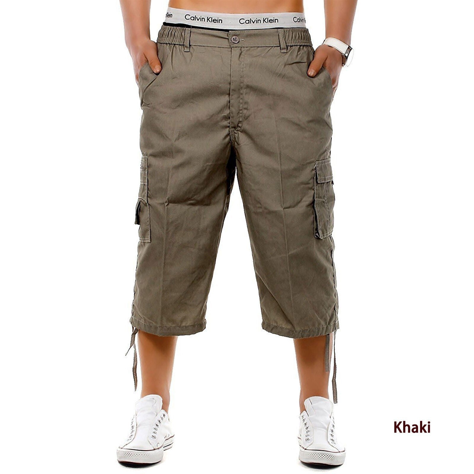 Summer Men's 7-point Multi-pocket Military Shorts Cross-border Style