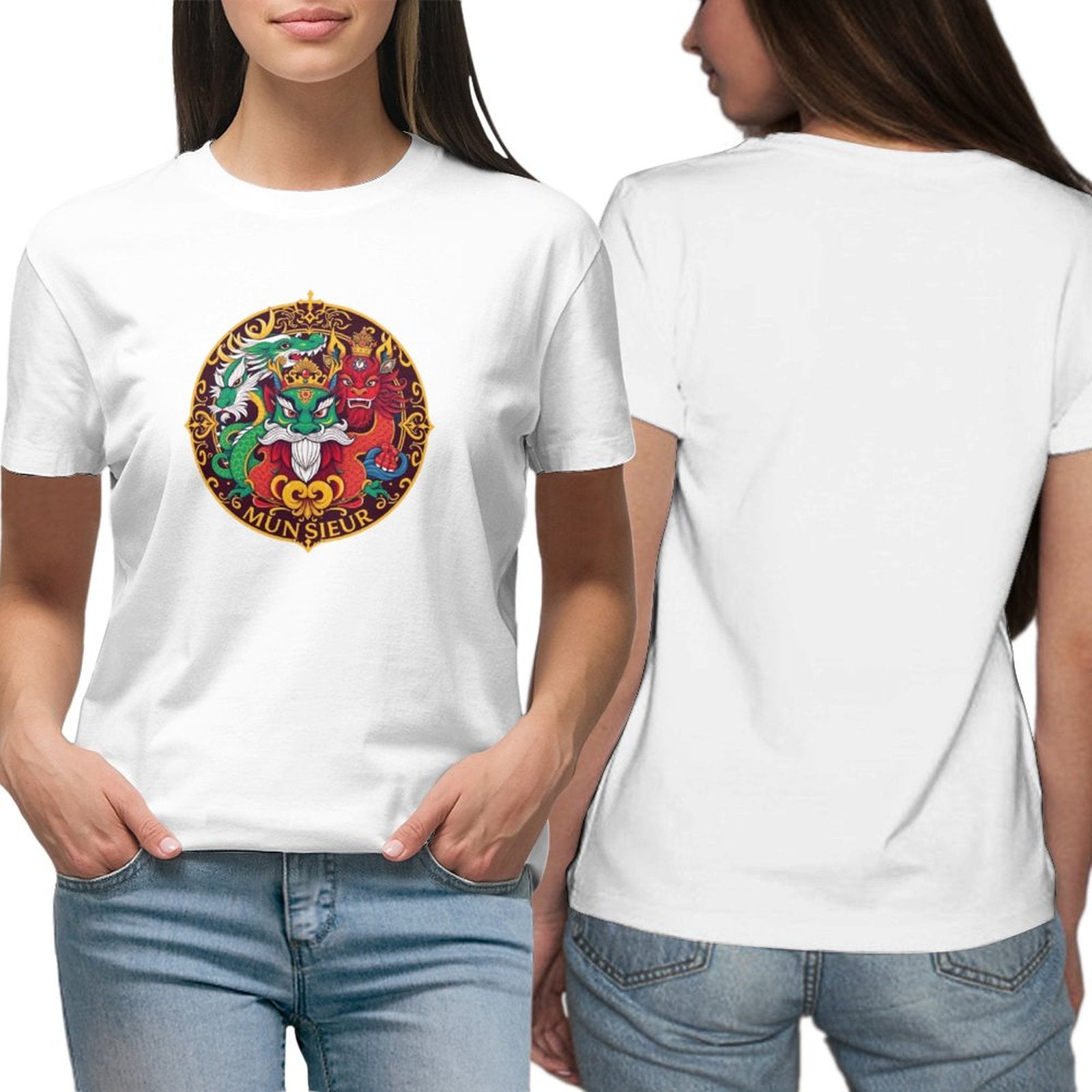 Munsieur T-Shirt for Women: Lightweight, Breathable, and Ultra-Stylish for Her