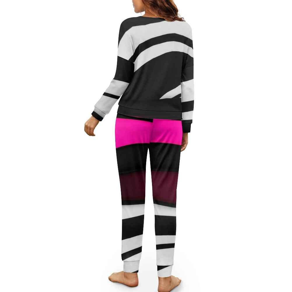 MUNSIEUR Women's Drawstring Pajamas Set