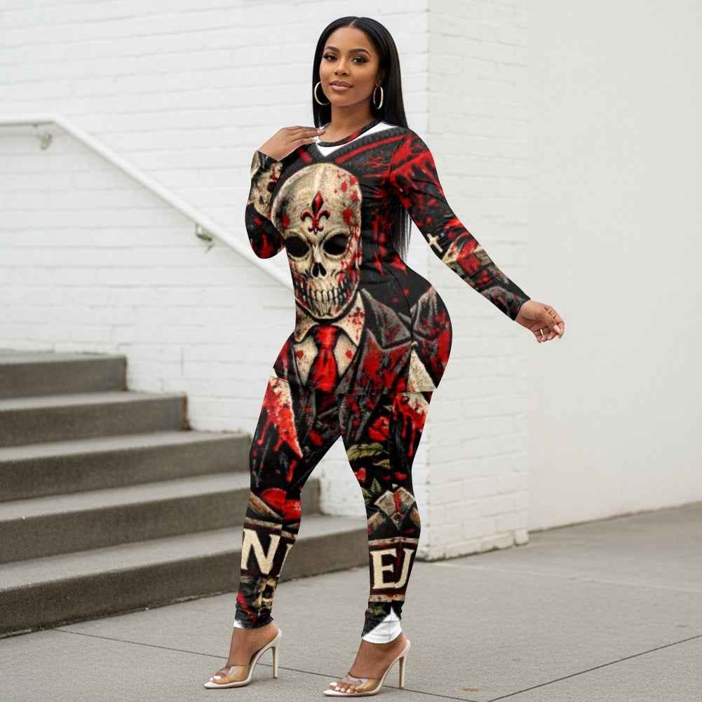 MUNSIEUR Women's Jumpsuit Valentine's Day Bleeding Collection