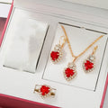 Women's Retro Valentine's Day Watch Set
