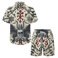 Men's Tropical Shorts Set - Two Piece Summer Beach Outfit