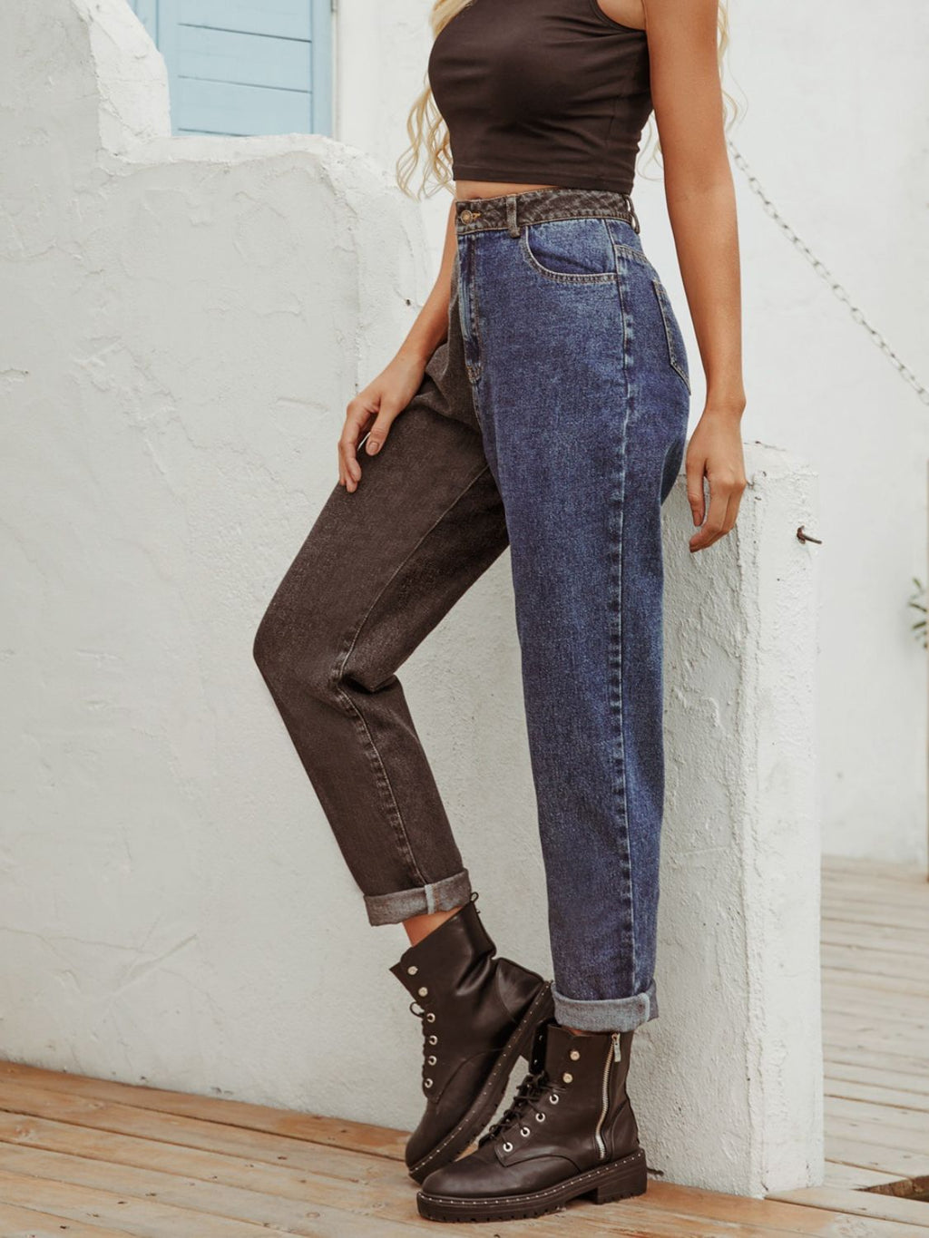 Jeans for Women Straight Cut Comfortable Denim