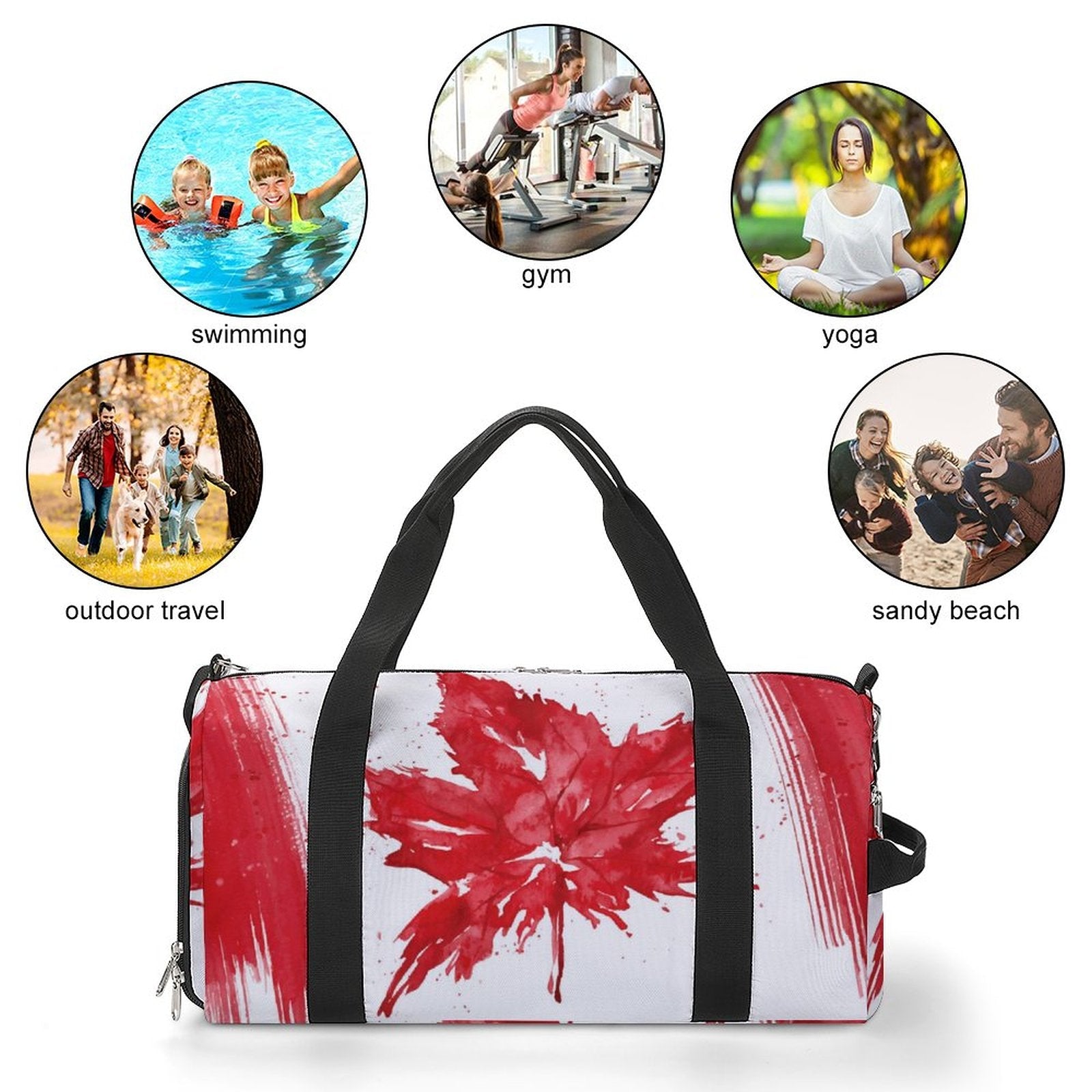 Large Gym Duffel Bag - City Sports Travel Bag for Men & Women