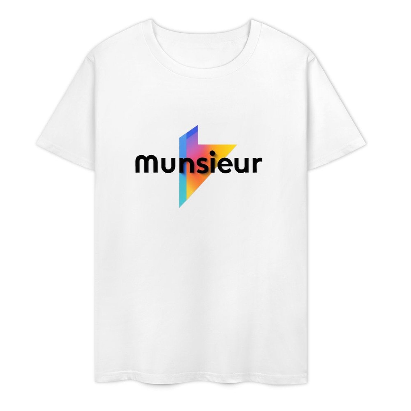 Cool Munsieur graphic Tee Cotton Men's breathable