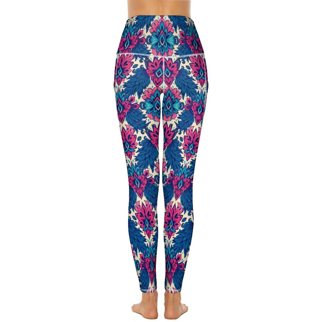 Munsieur Custom Printed Yoga Leggings with 2 Pockets