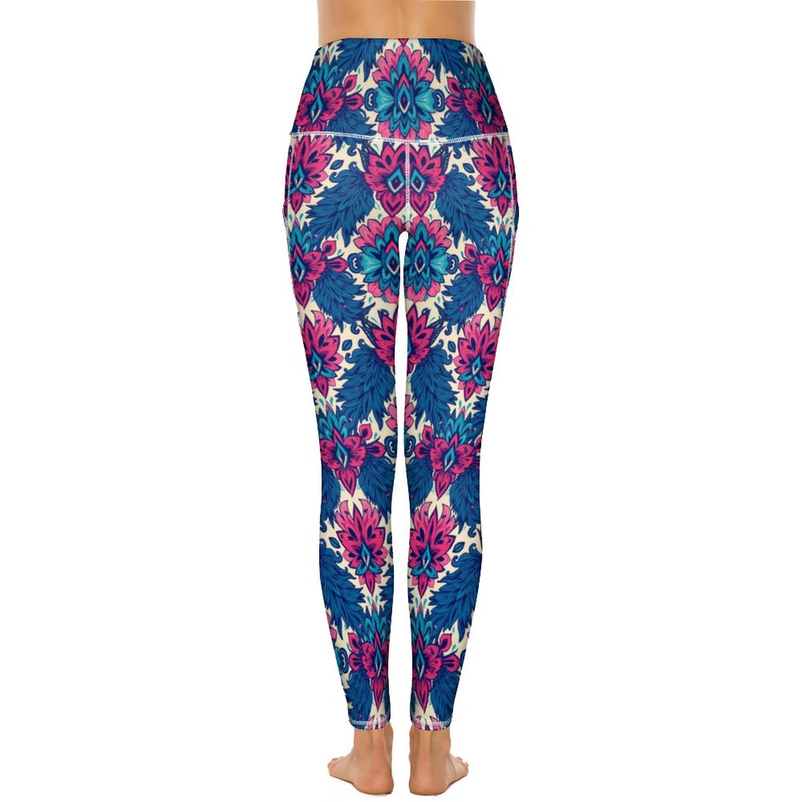 Munsieur Custom Printed Yoga Leggings with 2 Pockets
