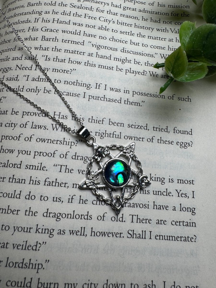 Abalone Shell Pentagram Necklace Adjustable