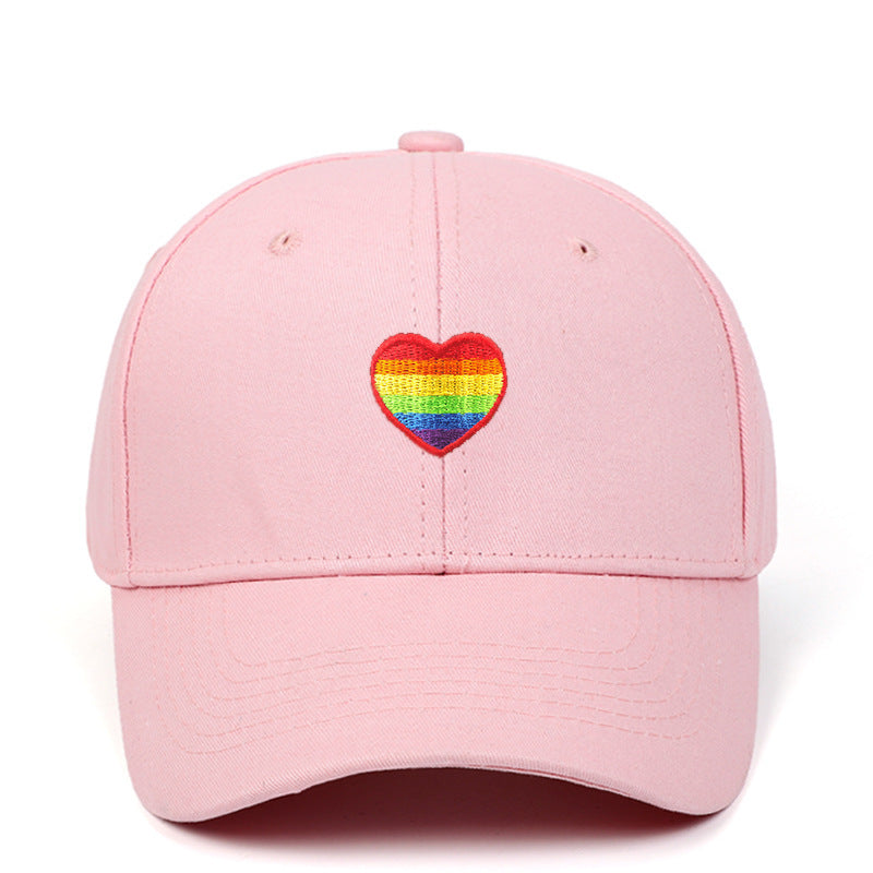 Men's Fashion Rainbow Embroidered Outdoor Sun Hat